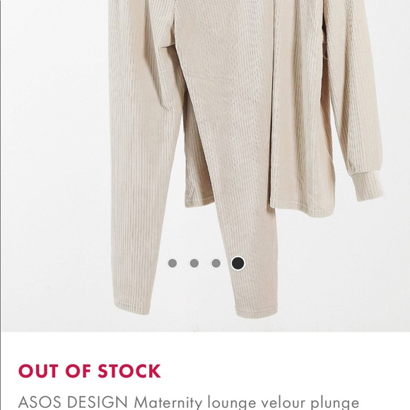 ASOS Maternity Wide Ribbed Set - Picture 2 of 5